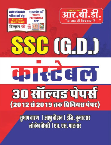 SSC (G.D) Constable 30 Solved Paper SF-258